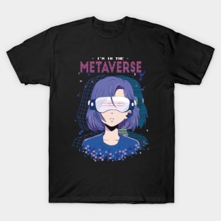 I'm in the Metaverse // Retro Virtual Reality Illustration T-Shirt